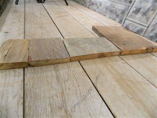 Barn Wood Hardwood Pine Pieces, Small Siding Panels, Weathered Rustic Lumber