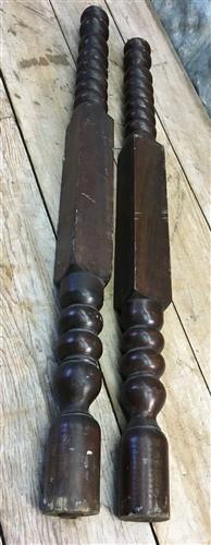 Table Leg - 2 Wooden Table Legs, Harvest Folk Art, Architecture Salvage Vintage Furniture a, by The Old Grainery (arts and...