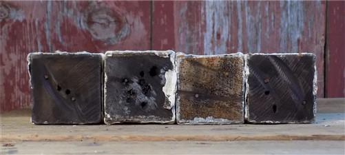 4 Balusters White Wood Architectural Salvage Spindles Porch Post House Trim A5,