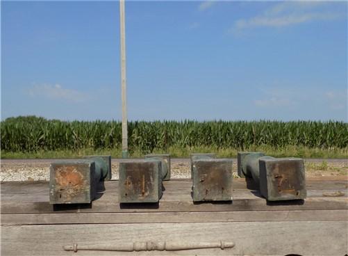 Balusters - 4 Vintage Green Wood Balusters, Reclaimed Spindles, Architectural Salvage, A11 by The Old Grainery (Architectu...