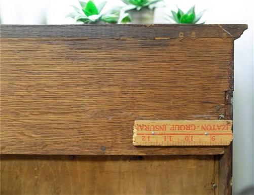 Antique Glass Front Display Cabinet, Double Door Wood Curio Bookcase Showcase