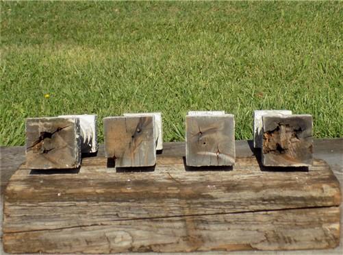 Balusters - 4 Rustic Painted Wood Balusters Architectural Salvage Spindles Porch Trim, A3 by The Old Grainery (Architectur...