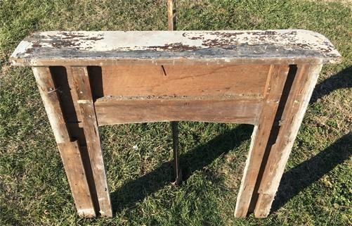 Fireplace Mantel - Antique Wood Fireplace Mantel Suround Architectural Salvage Victorian Rustic A41 by The Old Grainery (a...