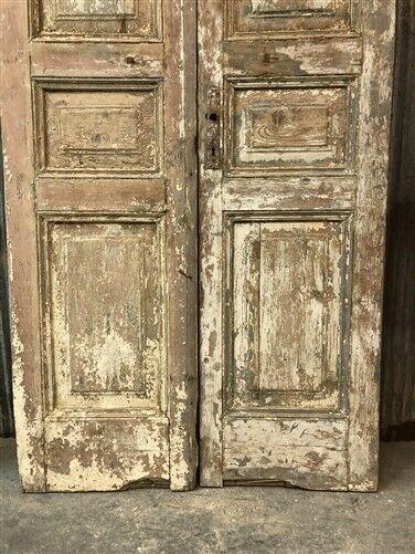 Antique French Double Doors (48x100.5) Raised Panel Doors, European Doors A99
