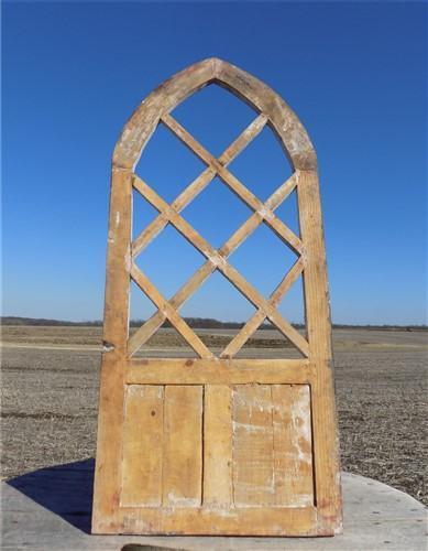 Pink Farmhouse Lattice Window, Arched Lattice Window Frame, Rustic Home Decor,