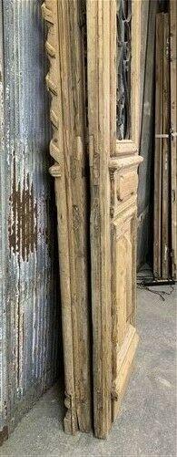 Antique French Double Doors (52x103.5) European Doors, Iron Wood Doors, R14
