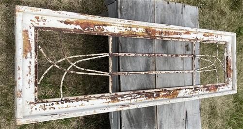 Rectangular Window Frame, Wood Metal Architectural Framer, Farmhouse Decor.