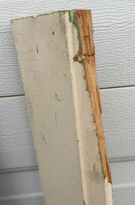 Wood Trim - 9 Wood Trim Pieces, Architectural Salvage, Reclaimed Vintage Wood Baseboard Y by The Old Grainery (1800s, arch...
