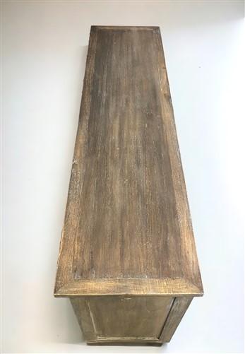 Classic Grey Shuttered Sideboard, Buffet, Console Table, and Kitchen Storage, B