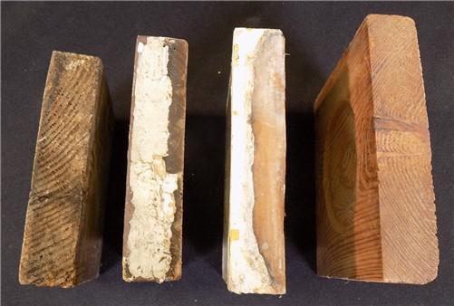 4 Plinth Blocks, Antique Bullseye Rosettes, Architectural Salvage, Wood Trim A60