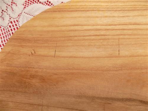 Round Wooden Bread Board, French Cutting Board, Rustic Chopping Board E4,