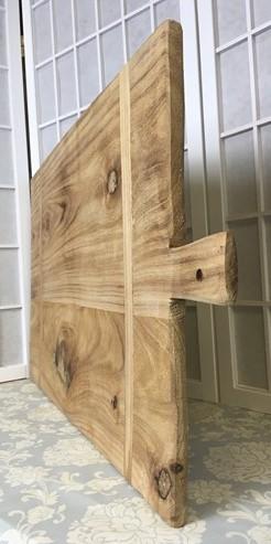 Rectangle bread board - Wooden Rectangle Bread Board, French Cutting Board, Rustic Chopping Board Z by The Old Grainery (B...
