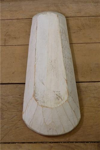 Bread Bowl - Light Wood Bowl, Medium Carved Wood Bread Bowl, Rustic Farmhouse Table Decor T, by The Old Grainery (bread bo...