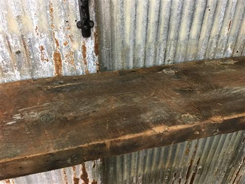 Floating shelf - Floating Shelf, Pine 2x10 Wood Fireplace Mantel, Wall Mount Rustic Beam A20, by The Old Grainery (2x10, b...