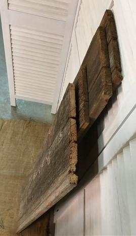 Lumber - 4 Barn Wood Reclaimed Planks, Wall Siding Boards, Lumber Floating Shelf A29 by The Old Grainery (accent wall, Bar...