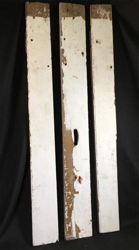 3 Reclaimed Wood Wainscoting Bead Board, Architectural Salvage Vintage A2,