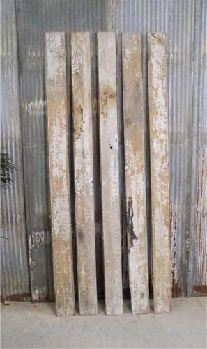 5 Reclaimed Wood Accent Car Siding Boards, Architectural Salvage Vintage A12,