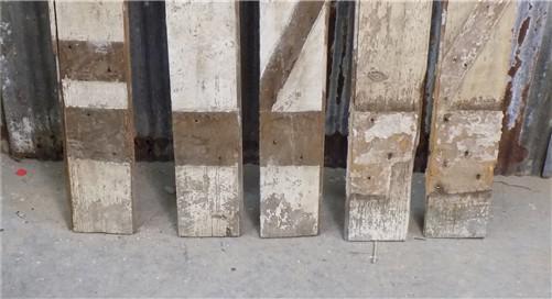 Reclaimed Wood - 5 Reclaimed Wood Accent Car Siding Boards, Architectural Salvage Vintage A12, by The Old Grainery (5, Acc...