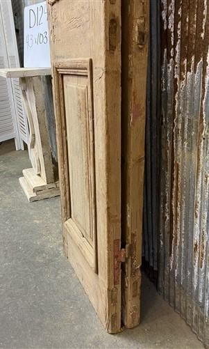 Antique French Double Doors (43x103.5) Iron Wood Doors, European Doors D124