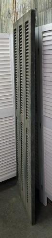 Wood Shutters - Wood Shutters Lot Victorian Window Louver Plantation Door Mission Vintage A80 by The Old Grainery (archite...