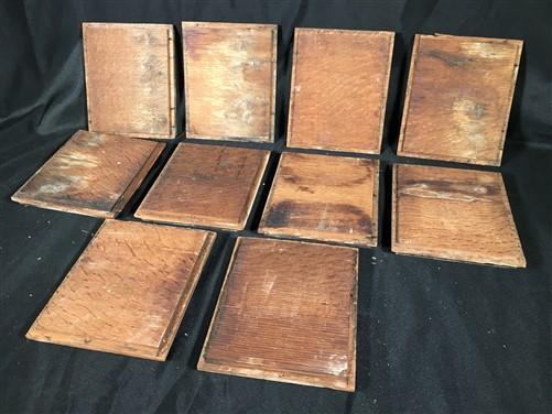 10 Wooden Door Panels, Cupboard Furniture Architectural Salvage, Art Craft A46,
