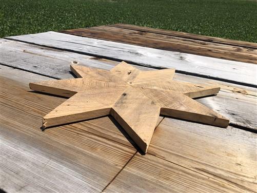 Wooden Star - 20" Amish Made Wooden Star, Reclaimed Barn Wood Star Rustic Farmhouse Decor, A by The Old Grainery (20 inch,...