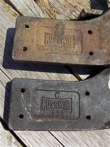 Door closer bracket - Russwin 128 C Potbelly Door Closer Brackets, Vintage Industrial Hardware H, by The Old Grainery (128...