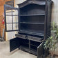 China Hutch Cabinet with Drawer, Display Cabinet, Kitchen Cupboard, Pantry Black