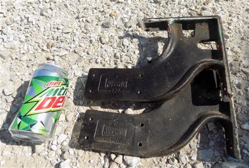 Russwin 128 C Potbelly Door Closer Brackets, Vintage Industrial Hardware D,