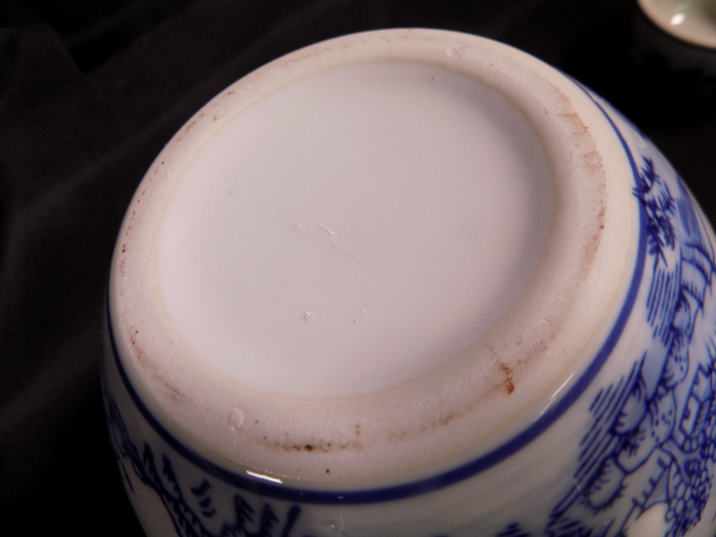 Decorative jar - Blue & White Pagoda Ginger Jar, 8 Chinese Porcelain Decor, Chinoiserie Q, by The Old Grainery (Asian, Asi...