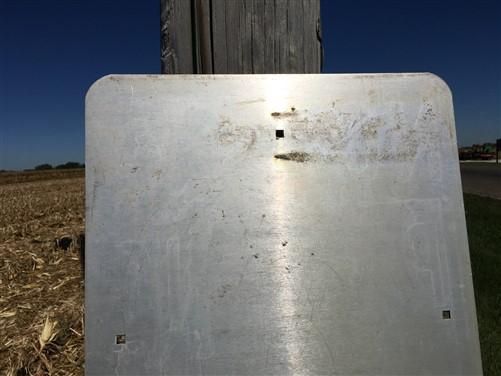 No Parking Any Time Street Sign, 24x18 Vintage Metal Road Sign, Garage Art, J