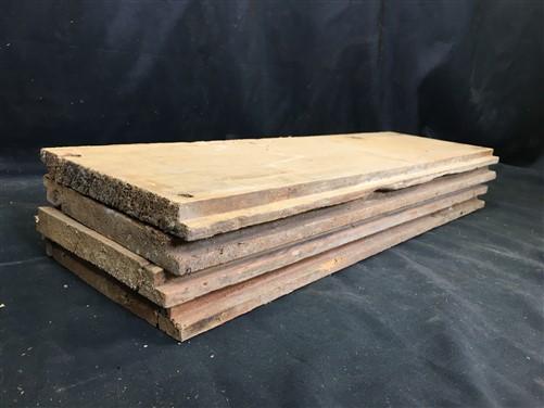 Lumber - 4 Barn Wood Reclaimed Planks, Wall Siding Boards, Rabbet Edge Lumber A57, by The Old Grainery (barn wood, boards,...