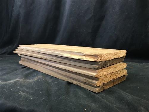 Lumber - 5 Barn Wood Reclaimed Planks, Wall Siding Boards, Rabbet Edge Lumber A59, by The Old Grainery (barn wood, boards,...