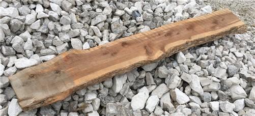 Live Edge Walnut Board, Natural Unfinished Sawn Wood Lumber, Rustic Hardwood D,