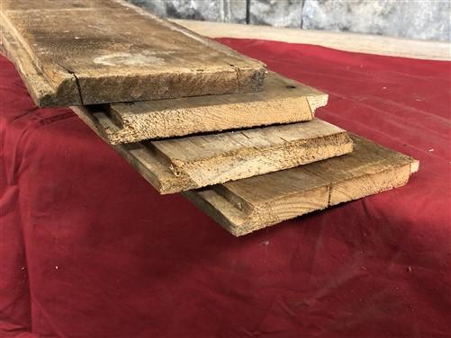 Reclaimed Wood - 4 Barn Wood Reclaimed Planks, Wall Siding Boards, Rabbet Edge Lumber A59 by The Old Grainery (barn wood,...