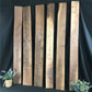 6 Live Edge Walnut Boards, Natural Unfinished Sawn Lumber, Rustic Hardwood M,