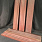 5 Wood Trim Pieces, Architectural Salvage, Reclaimed Vintage Wood Baseboard A76,
