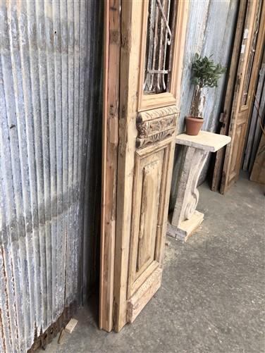 Antique French Double Doors (38x93) Iron Wood Doors, European Doors D218