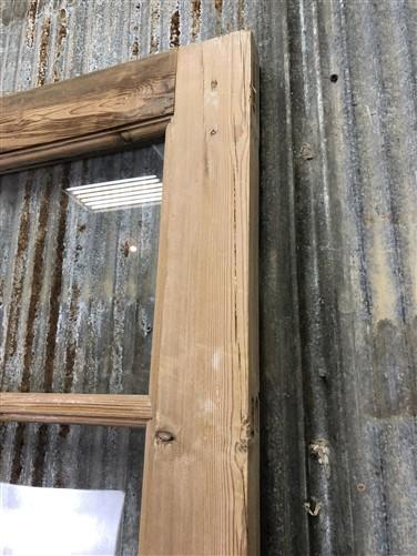 Antique French Single Door (32x88) 3 Glass Panes, European Design H125