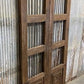 Vintage Indian Garden Gates, Teak Metal Carved Doors, Architectural Salvage, A66
