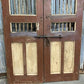 Vintage Indian Garden Gates, Teak Metal Carved Doors, Architectural Salvage, A68