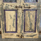 Vintage Indian Garden Gates, Teak Metal Carved Doors, Architectural Salvage, A69