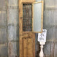 Antique French Single Door (21.5x87.5) Wood Iron Door, Single European Door D260