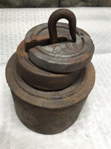 Scale Weight - Platform Scale Weights Vintage Steel Hanging Industrial Fairbank Morse Howe a16, by The Old Grainery (fairb...