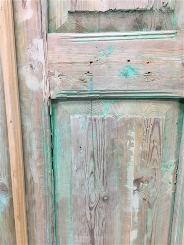 Antique French Double Doors (39x88) Raised Panel Doors, European Doors A488