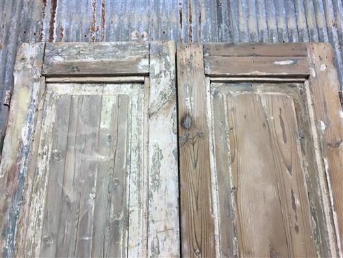 Antique French Double Doors (37x95) Raised Panel Doors, European Doors A496