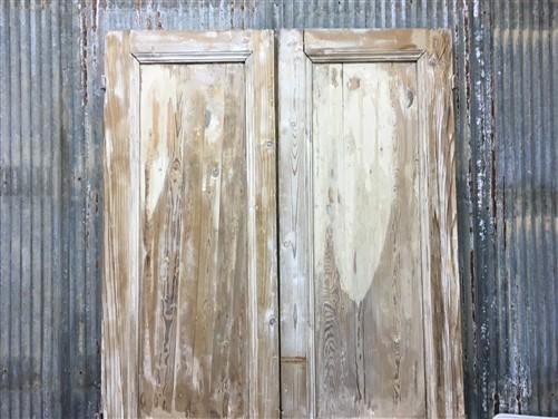 Antique French Double Doors (40x92) Raised Panel Doors, European Doors A509