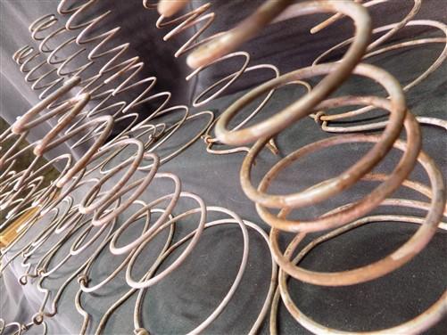 Spring Coils - 22 Bed Springs Vintage Place Holders Folk Arts Crafts Sign Nodders Flower Frog a by The Old Grainery (arts,...