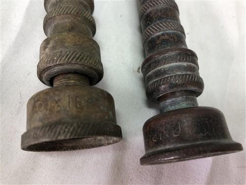 Hose nozzle - 2 Brass Nozzles, Dixie Brass Nozzle, Diamond Brass Nozzle, Vintage Brass Nozzles by The Old Grainery (adjust...