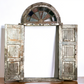 Antique Arched French Double Doors (55.5x109) Encased Doors, European Doors Jamb S2